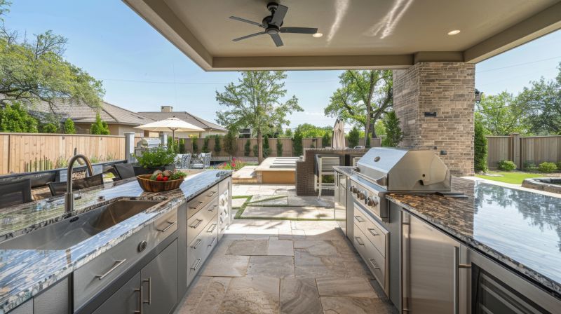 Outdoor Kitchen Installation in Katy, TX