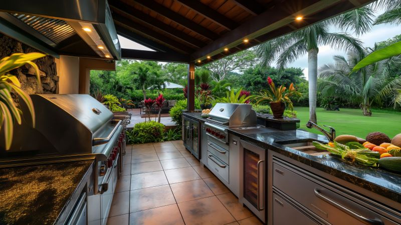 Outdoor Kitchen Renovation in Conroe, TX